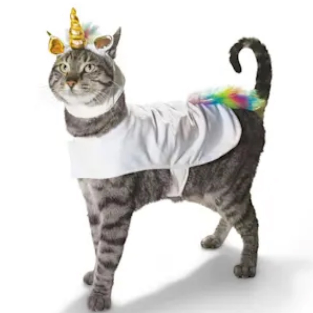 NWT Bootique cat unicorn kitten costume XS